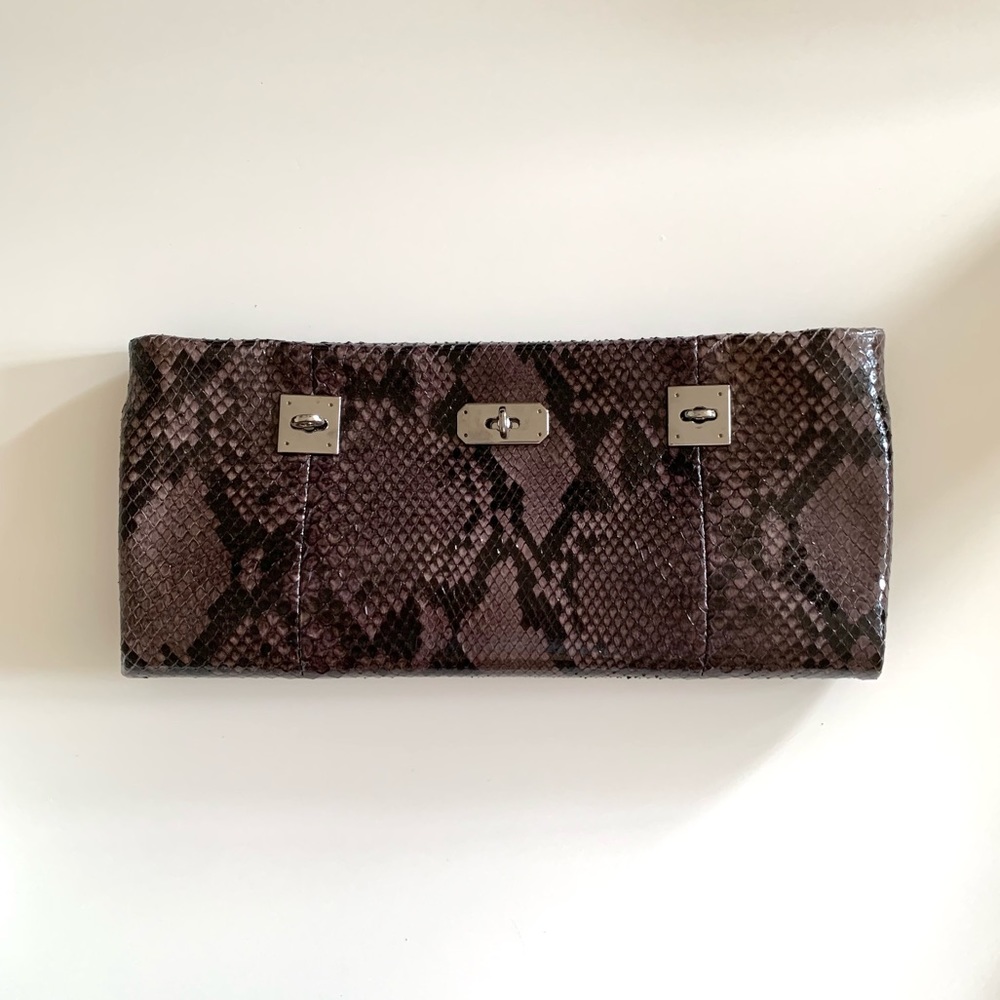 Vbh Genuine Python Pm Clutch - image 5